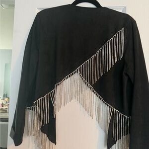 Western Silver Fringe Jacket